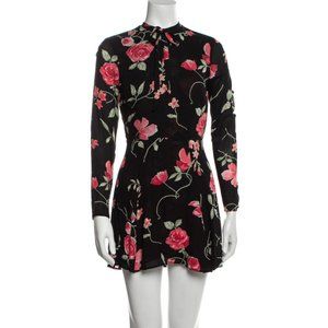 REFORMATION Floral Print Mini Dress